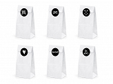 6 sacchetti bianche porta confetti