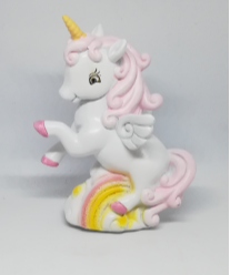 Salvadanaio unicorno rosa bimba