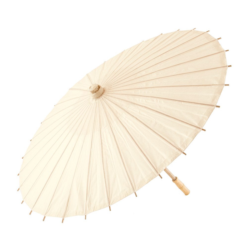 Halbmesser20cm Zerodis Ombrello di carta da sposa bianco natura favore decorazione del partito nuziale ombrello parasole fotografia accessorio di arte display 