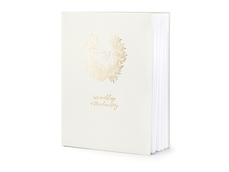 Guest Book Bianco Scritta Rose Gold Love Oro Rosa Dediche Invitati matrimonio 