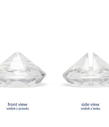 10 Diamanti segnaposto trasparenti in plexiglass porta cartoncino