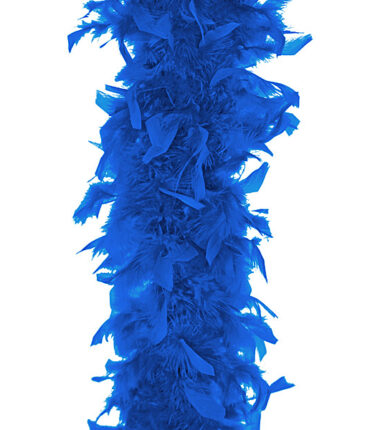 Boa blu elettrico 180cm accessorio per party e photobooth o feste a tema